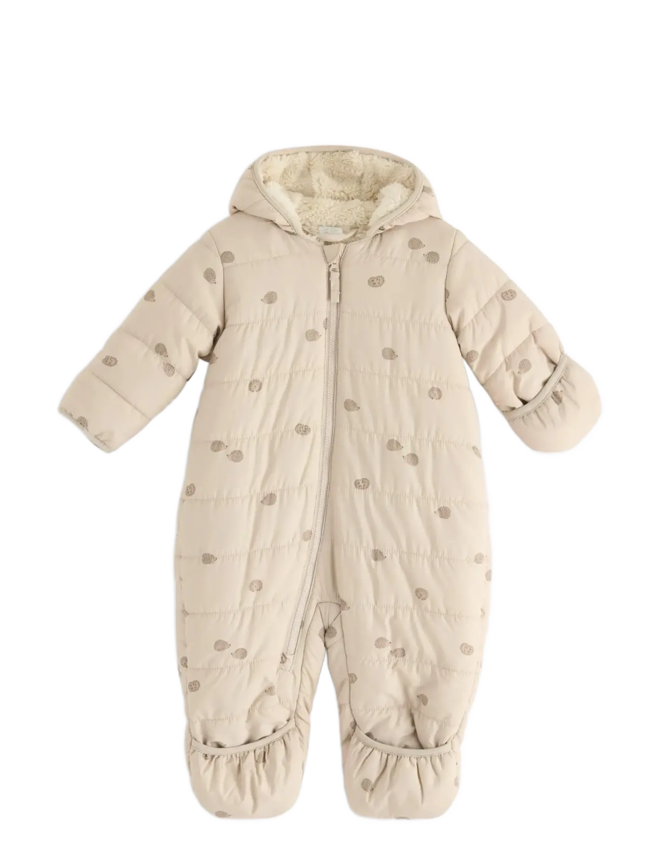 Lindex Water repellent padded snowsuit - Vis alt - LIGHT BEIGE / beige