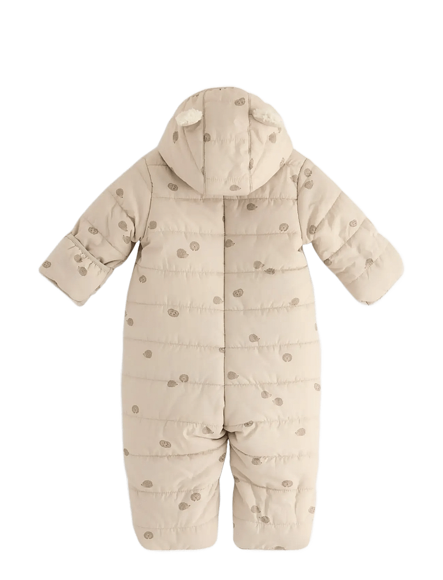 Lindex - Water repellent padded snowsuit - schneeanzug - light beige - 1