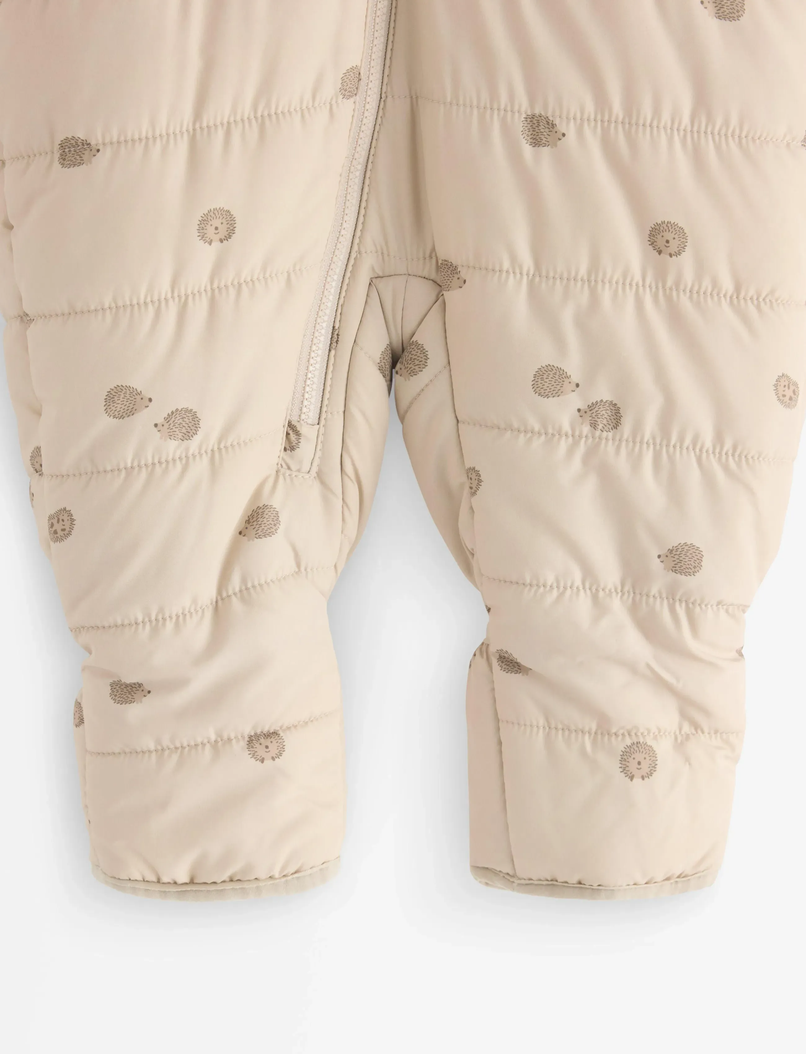 Lindex - Water repellent padded snowsuit - light beige - 2