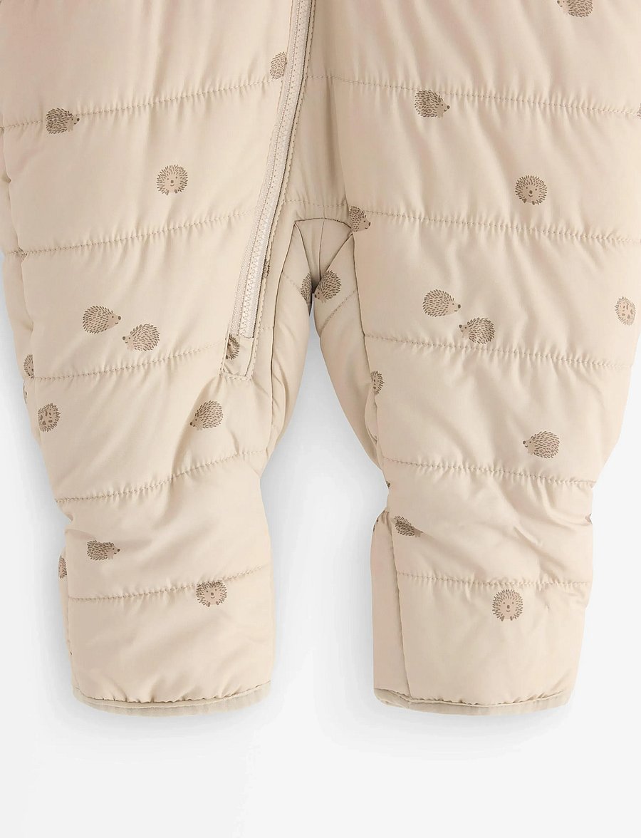 Lindex - Water repellent padded snowsuit - schneeanzug - light beige - 2