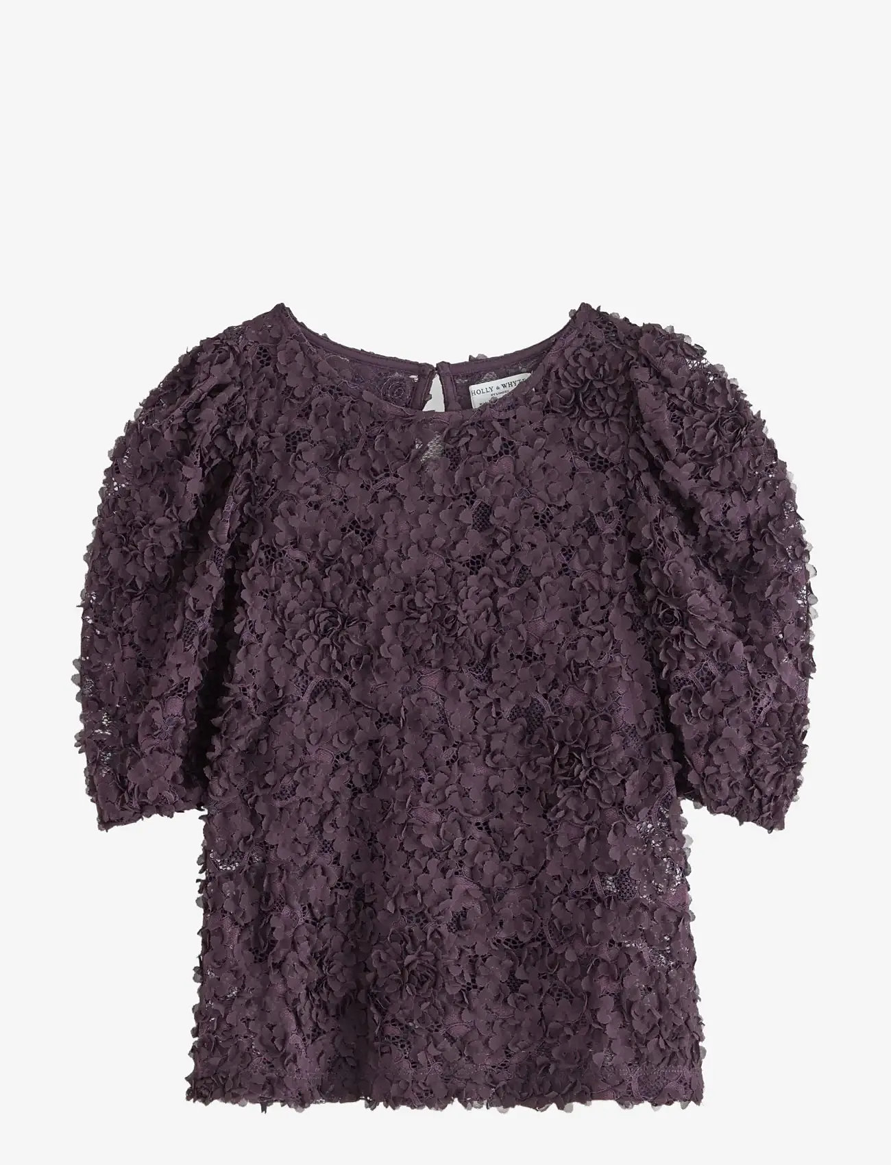 Lindex - Top Rino - dark dusty lilac - 1