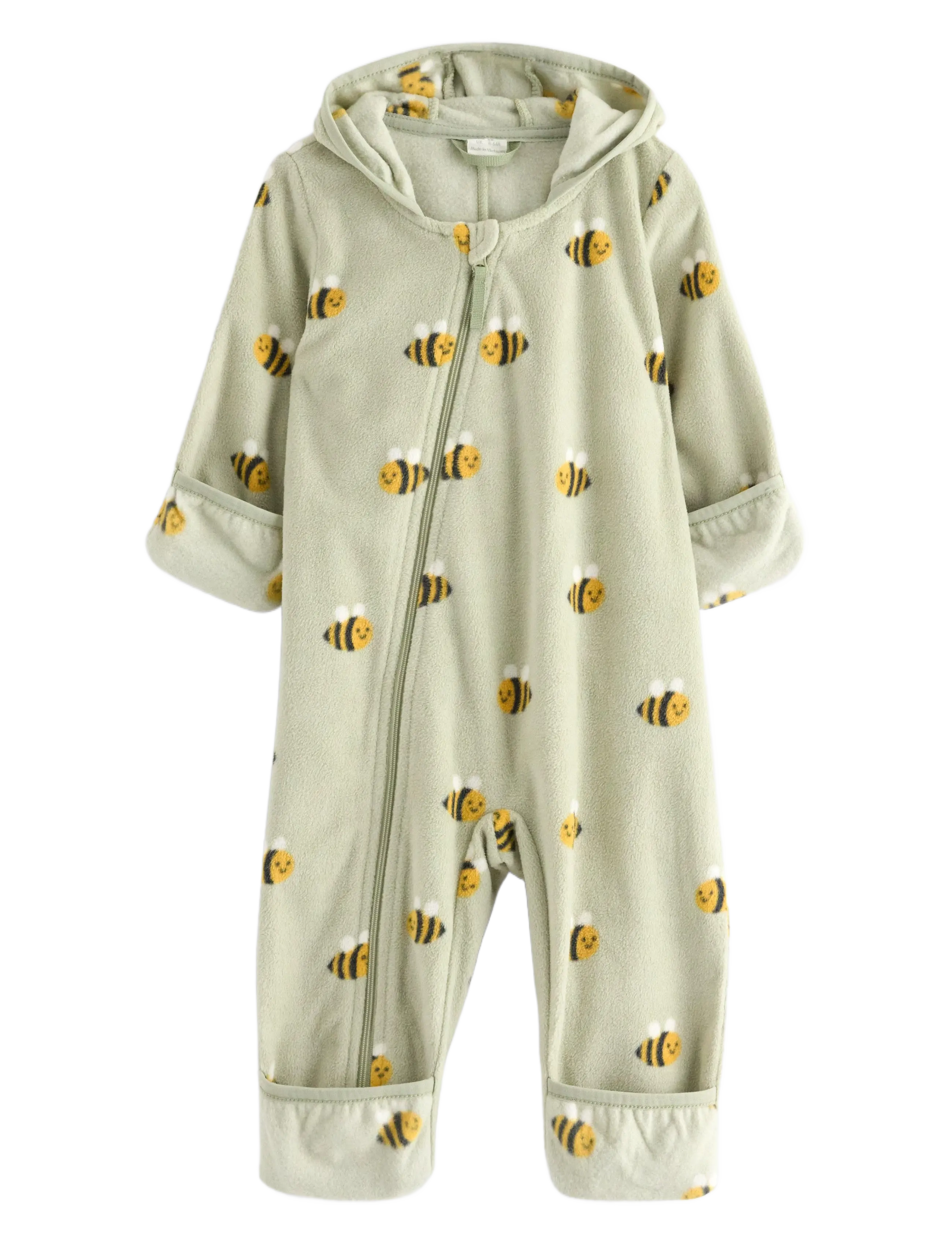 Lindex Pramsuit in microfleece - Fleece-Kleidung - DUSTY GREEN / khaki/green