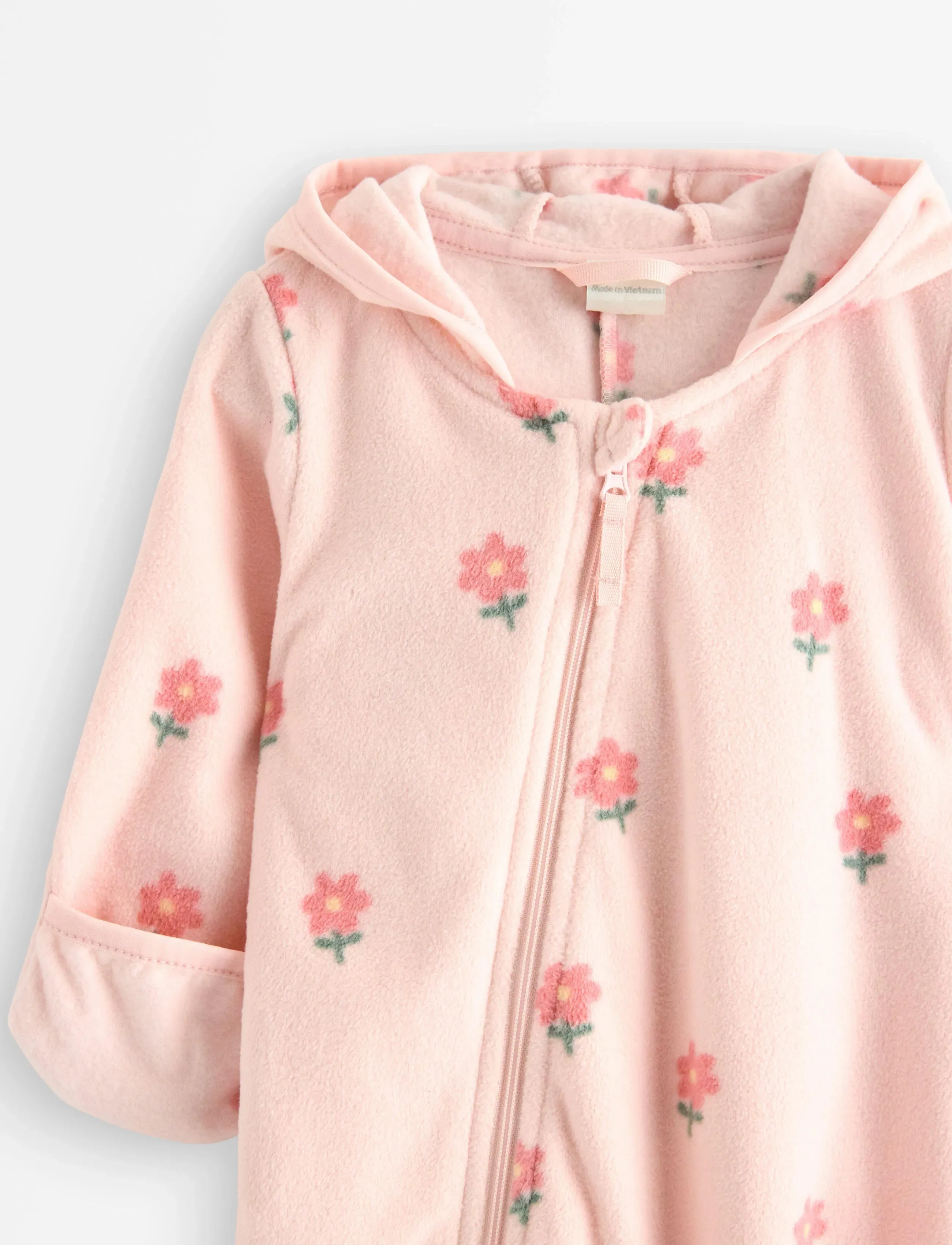 Lindex - Overall Fleece - light dusty pink - 2