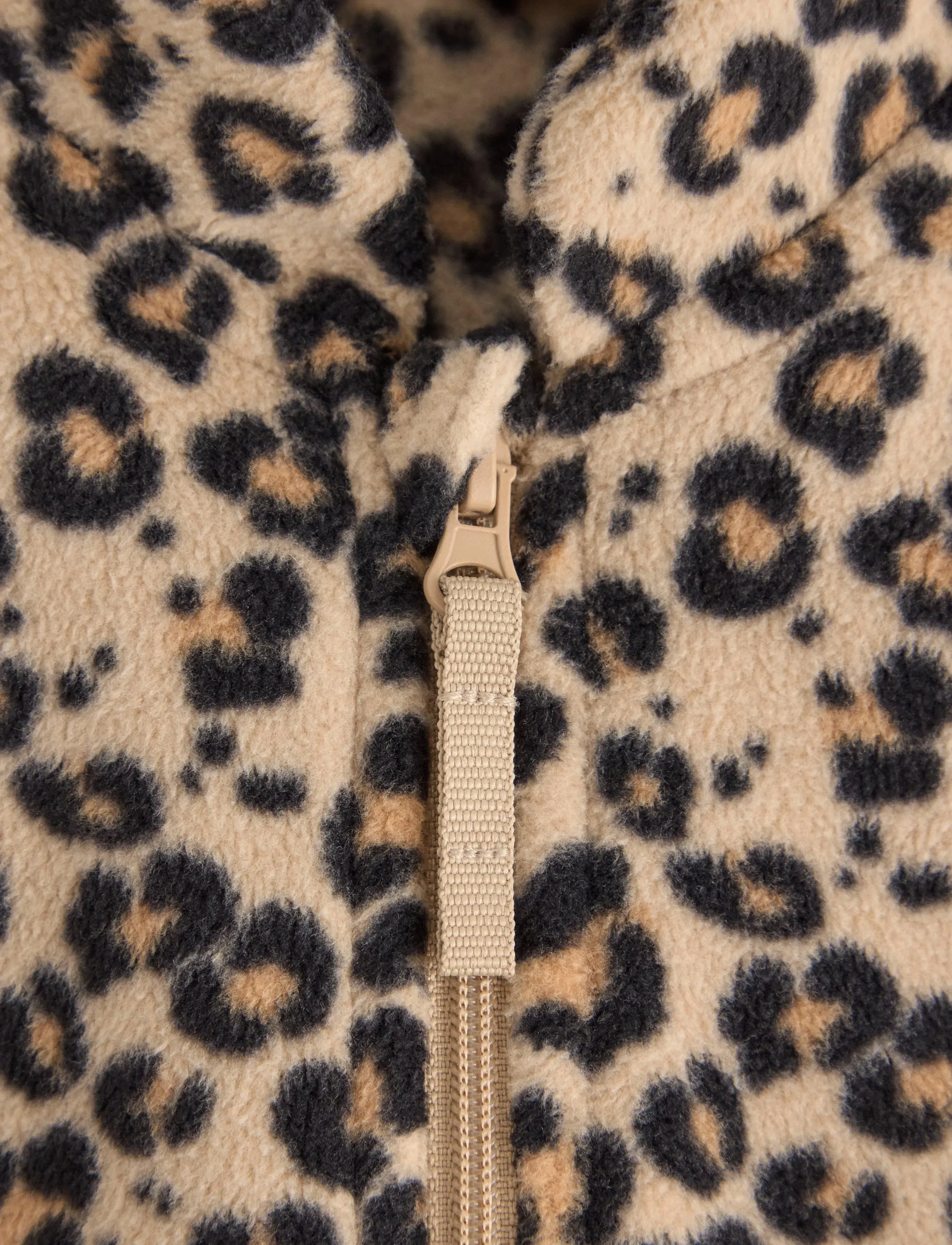 Lindex - Jacket in microfleece - beige - 2