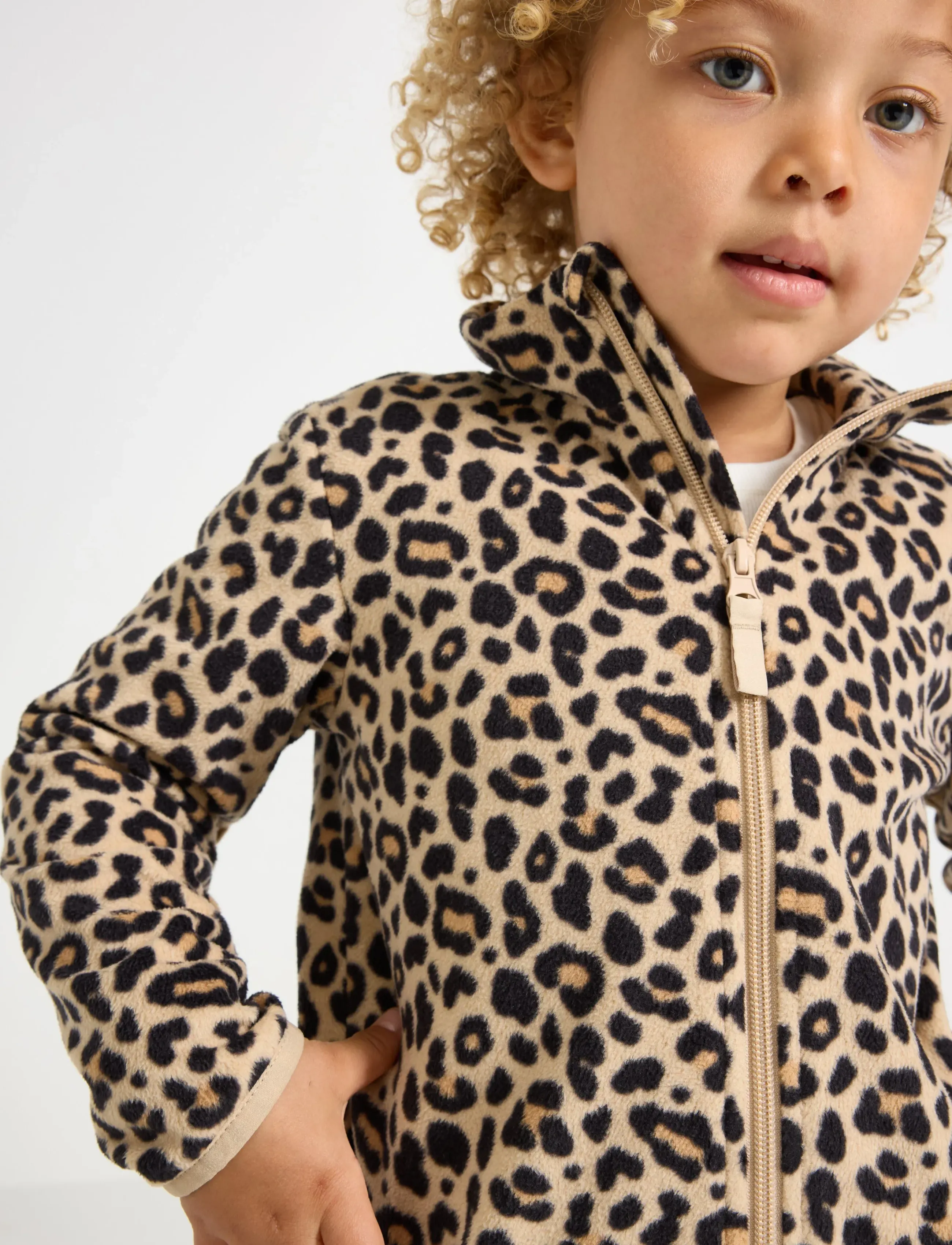 Lindex - Jacket in microfleece - herbstjacken - beige - 4