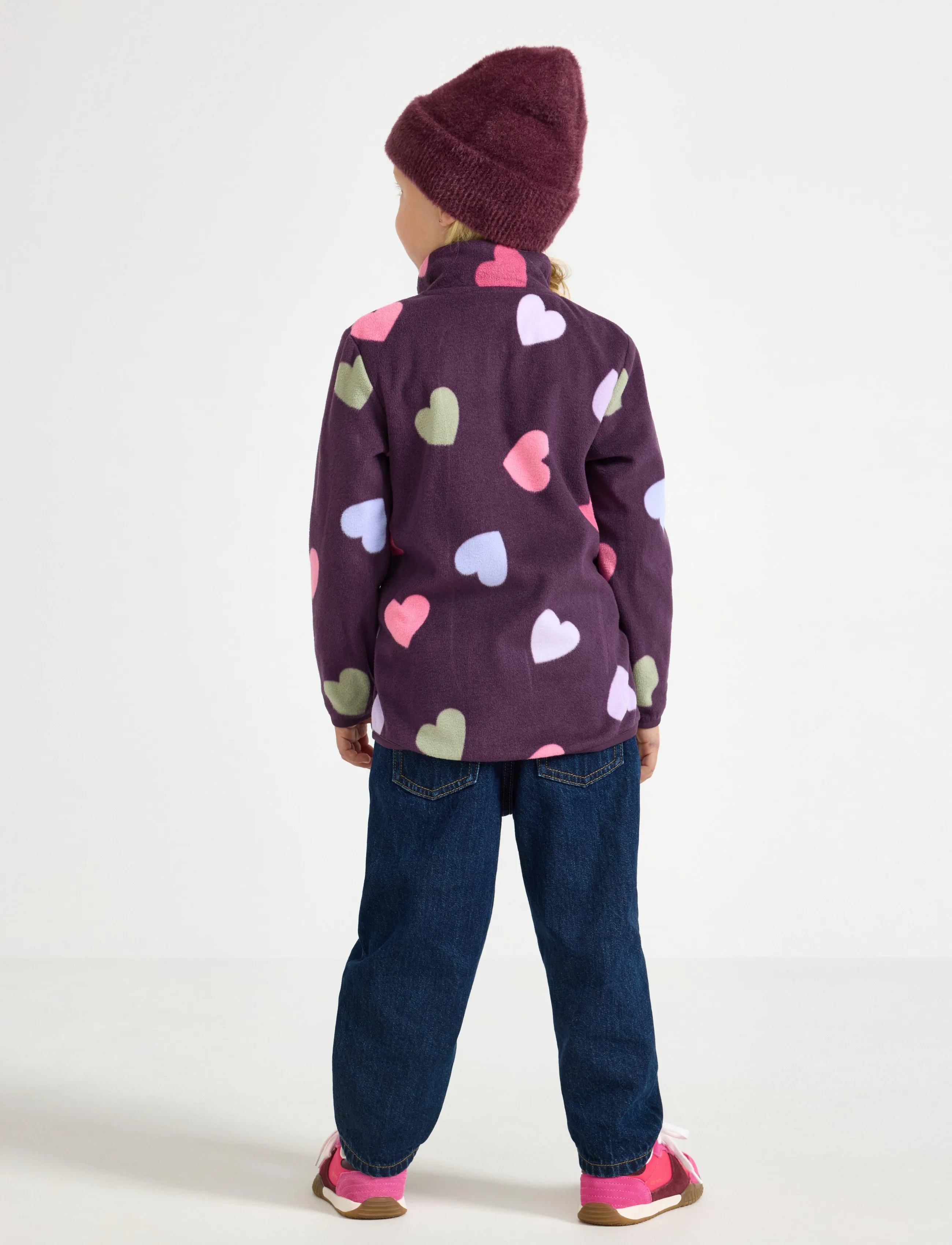 Lindex - Jacket in microfleece - fleecejackor - dark dusty lilac - 3
