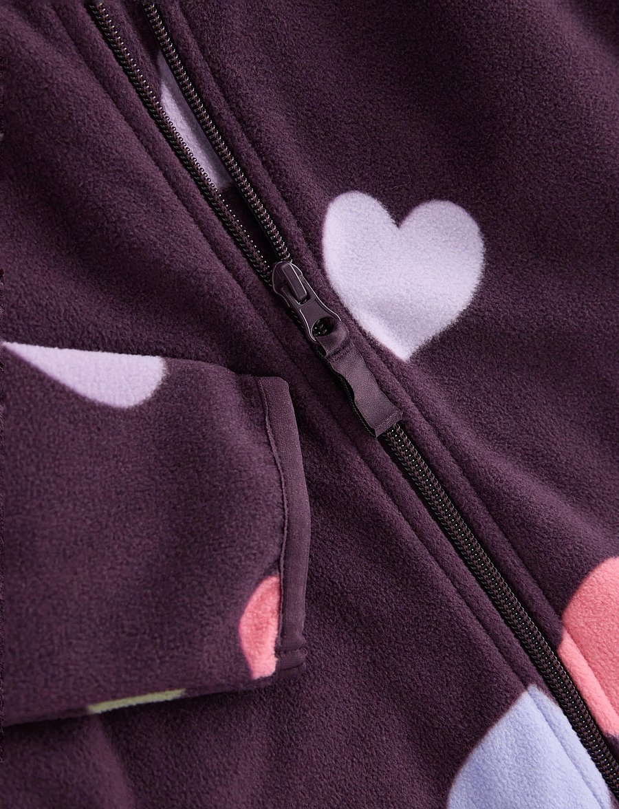 Lindex - Jacket in microfleece - fleecejacken - dark dusty lilac - 5