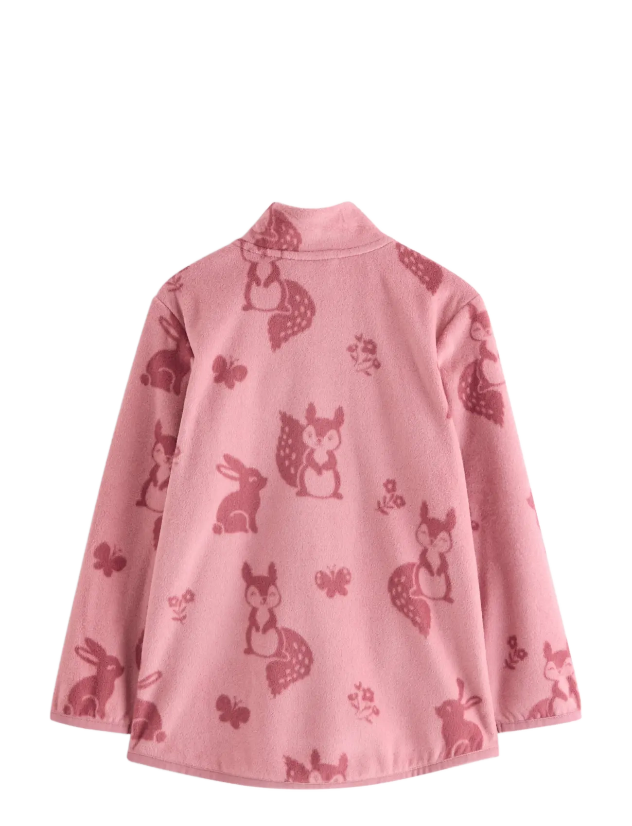 Lindex - Jacket in microfleece - fleecejacken - dark dusty pink - 2