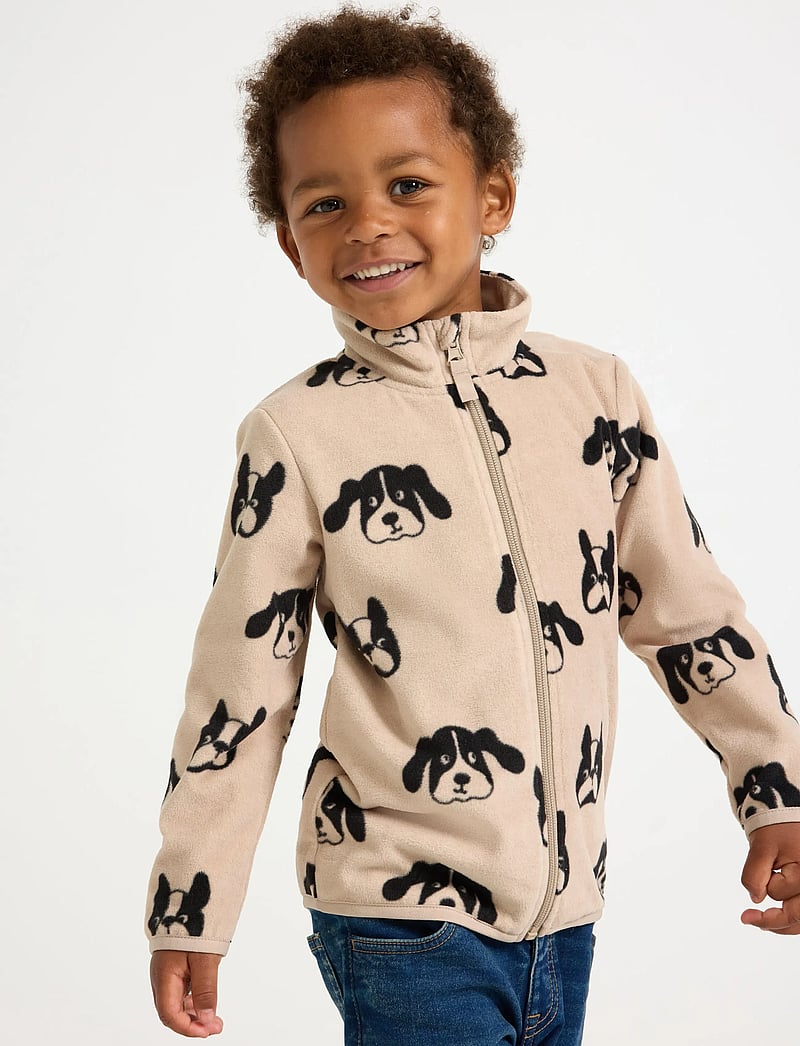 Lindex - Jacket Fleece - fleecetakit - dusty beige - 0