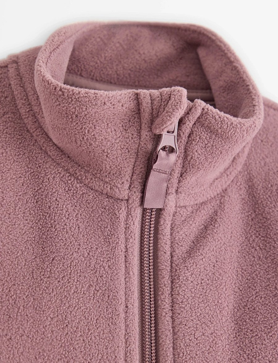 Lindex - Jacket in microfleece - fleecejacken - dusty lilac - 5