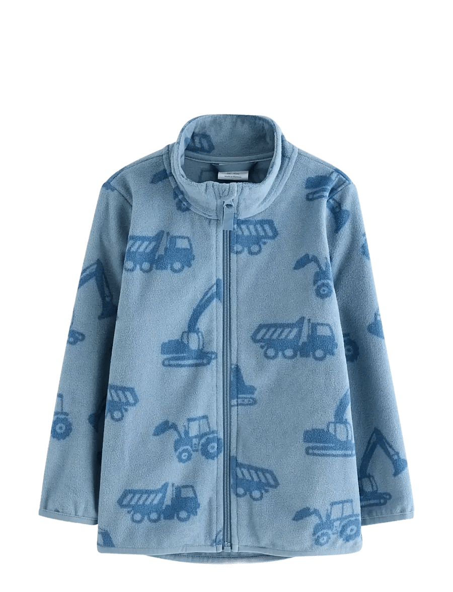 Lindex - Jacket in microfleece - fliisjakid - lt dusty blue - 1