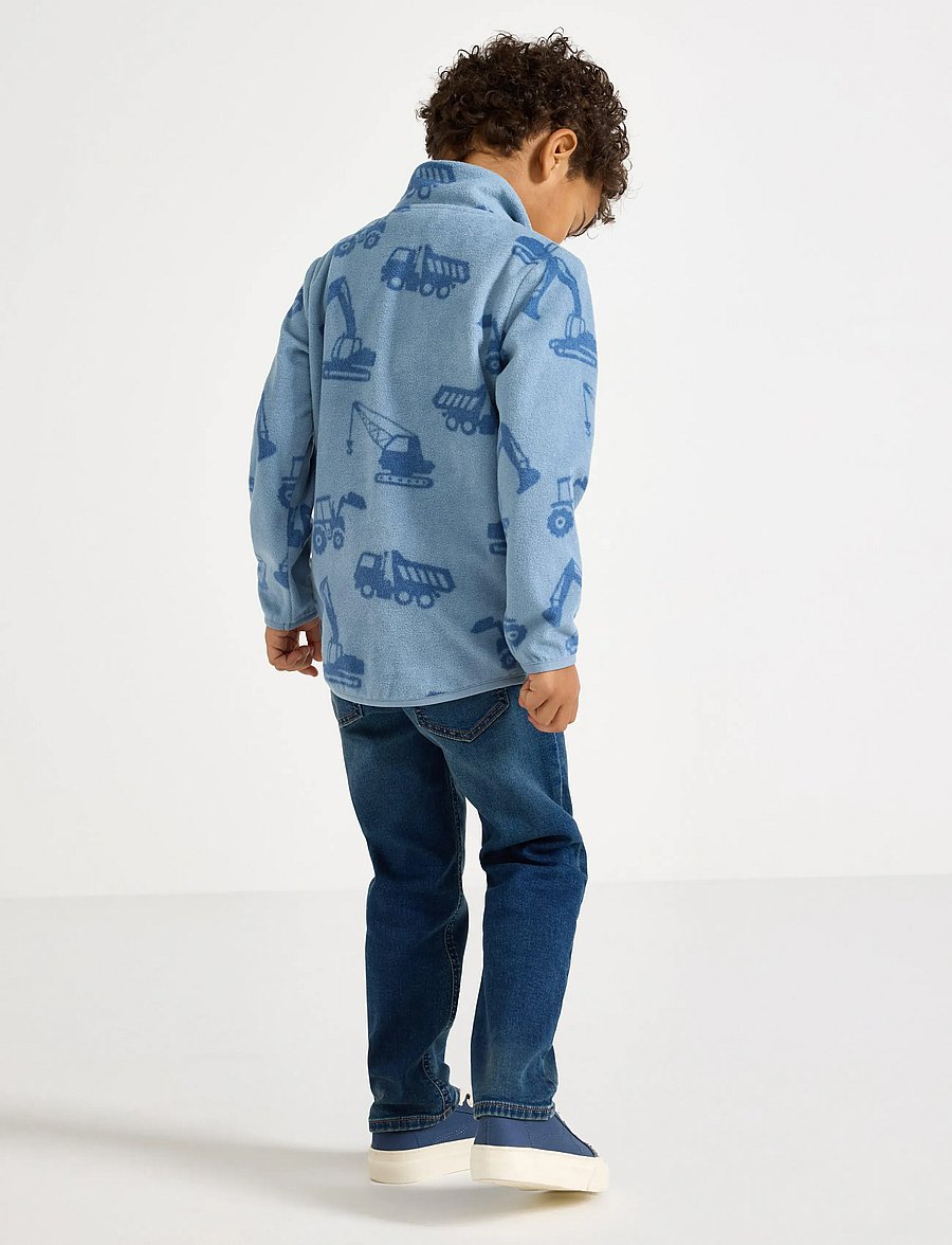 Lindex - Jacket in microfleece - fliisjakid - lt dusty blue - 3