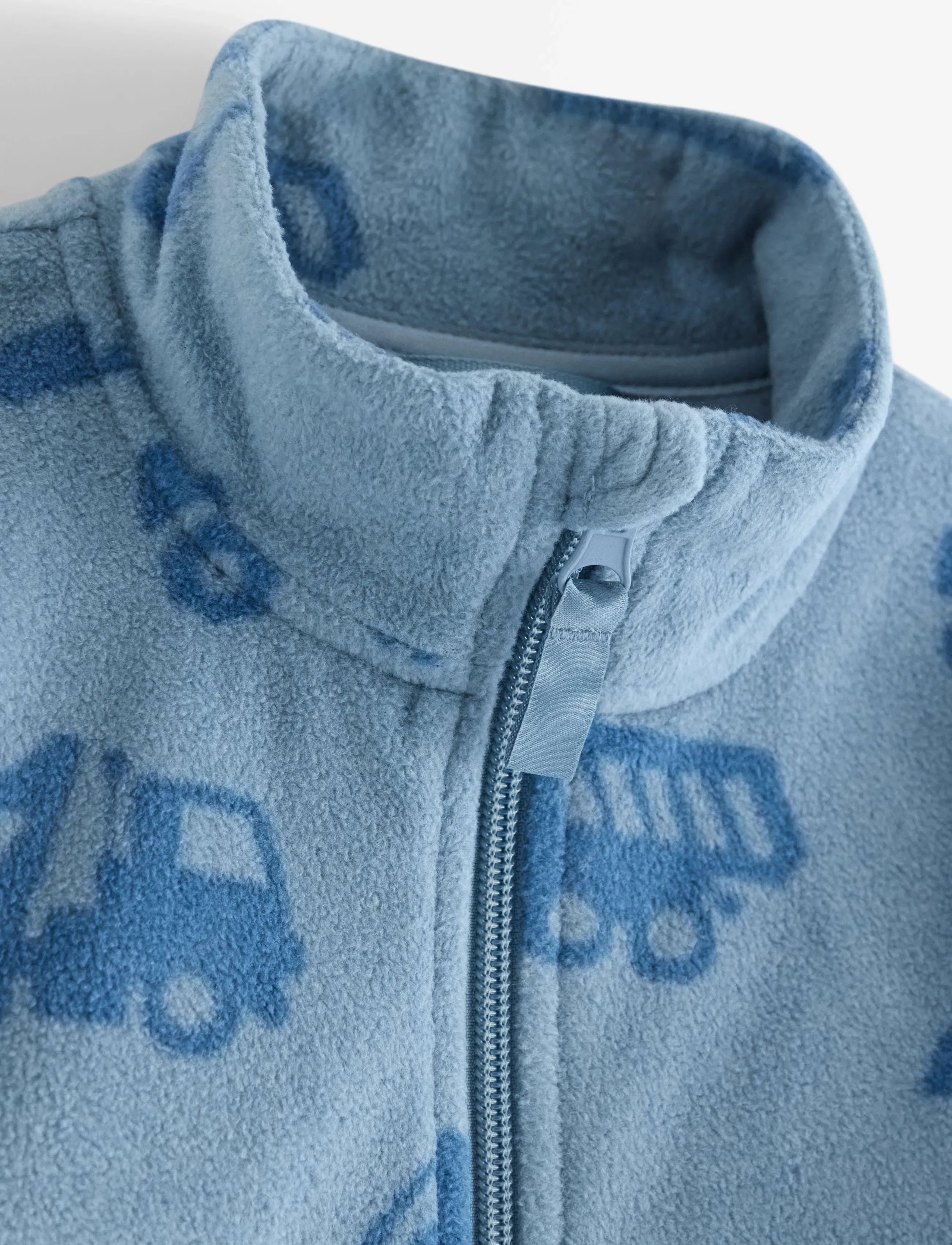 Lindex - Jacket in microfleece - fleece - lt dusty blue - 5