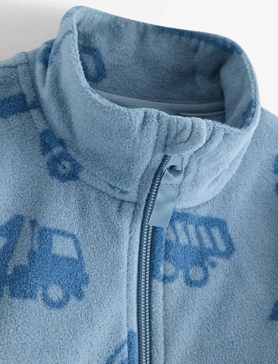 Lindex - Jacket in microfleece - fliisjakid - lt dusty blue - 5