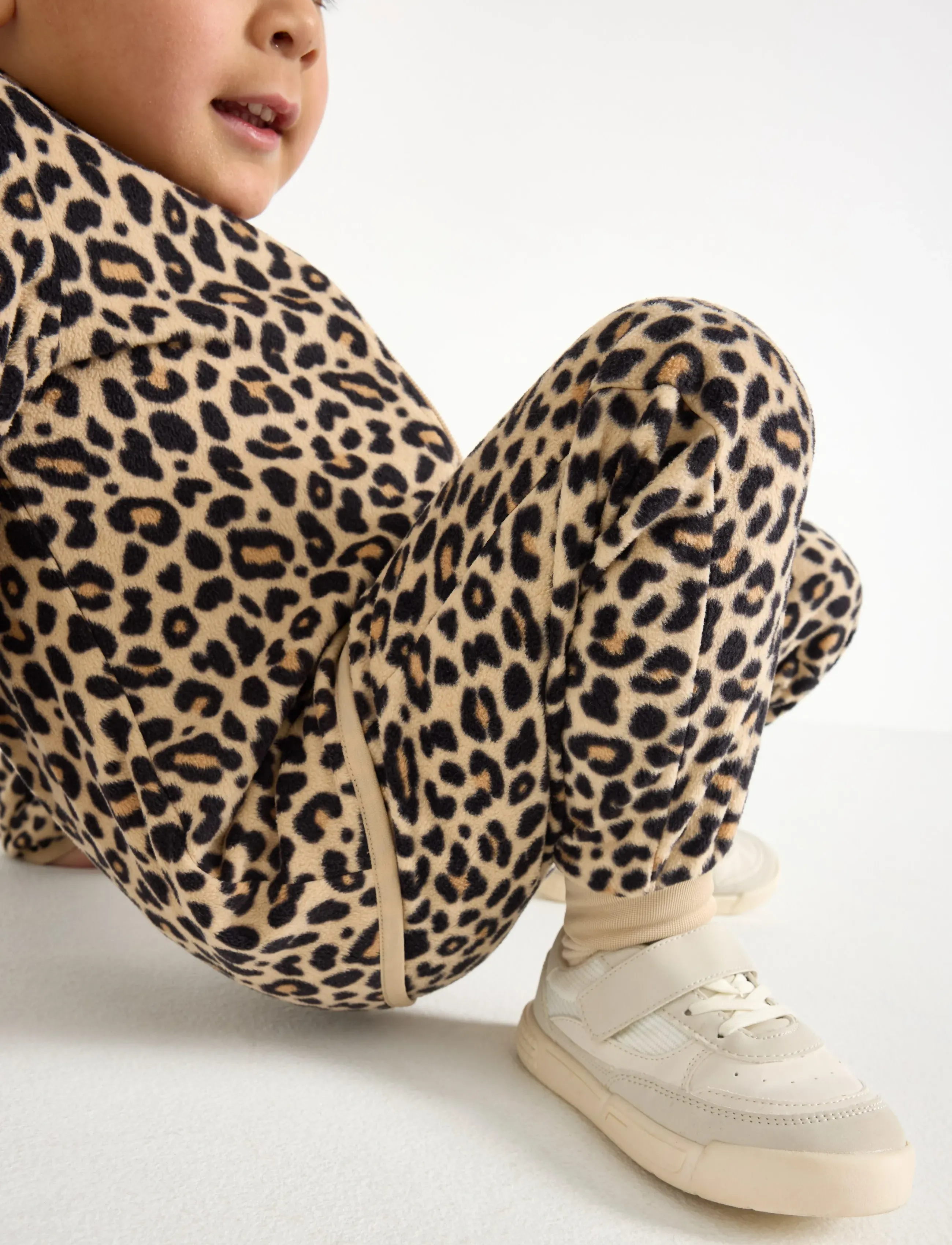 Lindex - Joggers in microfleece - sweatpants - beige - 4
