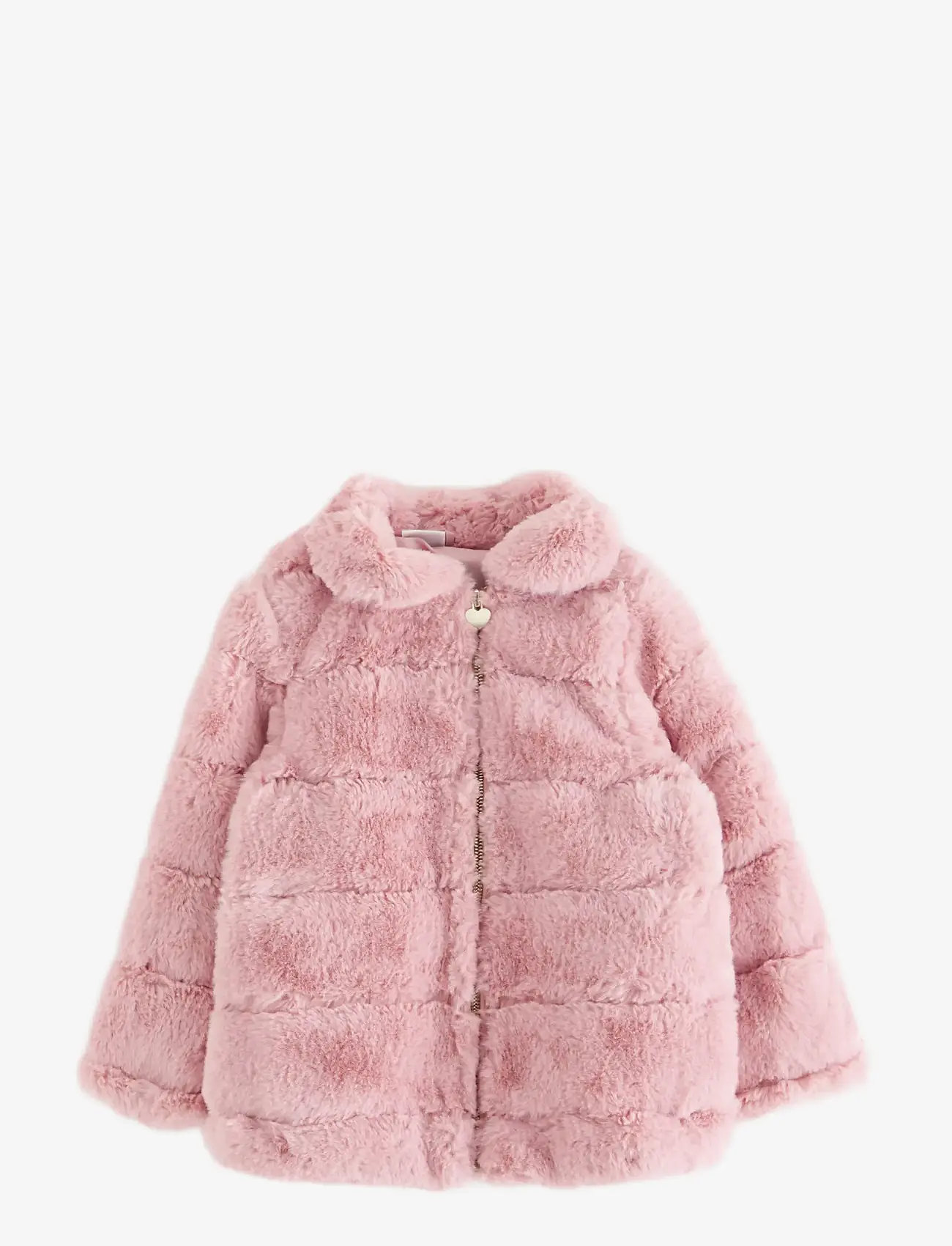 Lindex - Jacket Fake Fur - faux fur jakker - dusty pink - 1