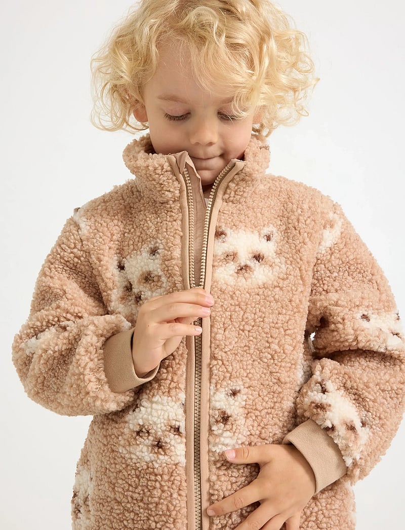 Lindex - Pile jacket - fleecejacken - beige - 4