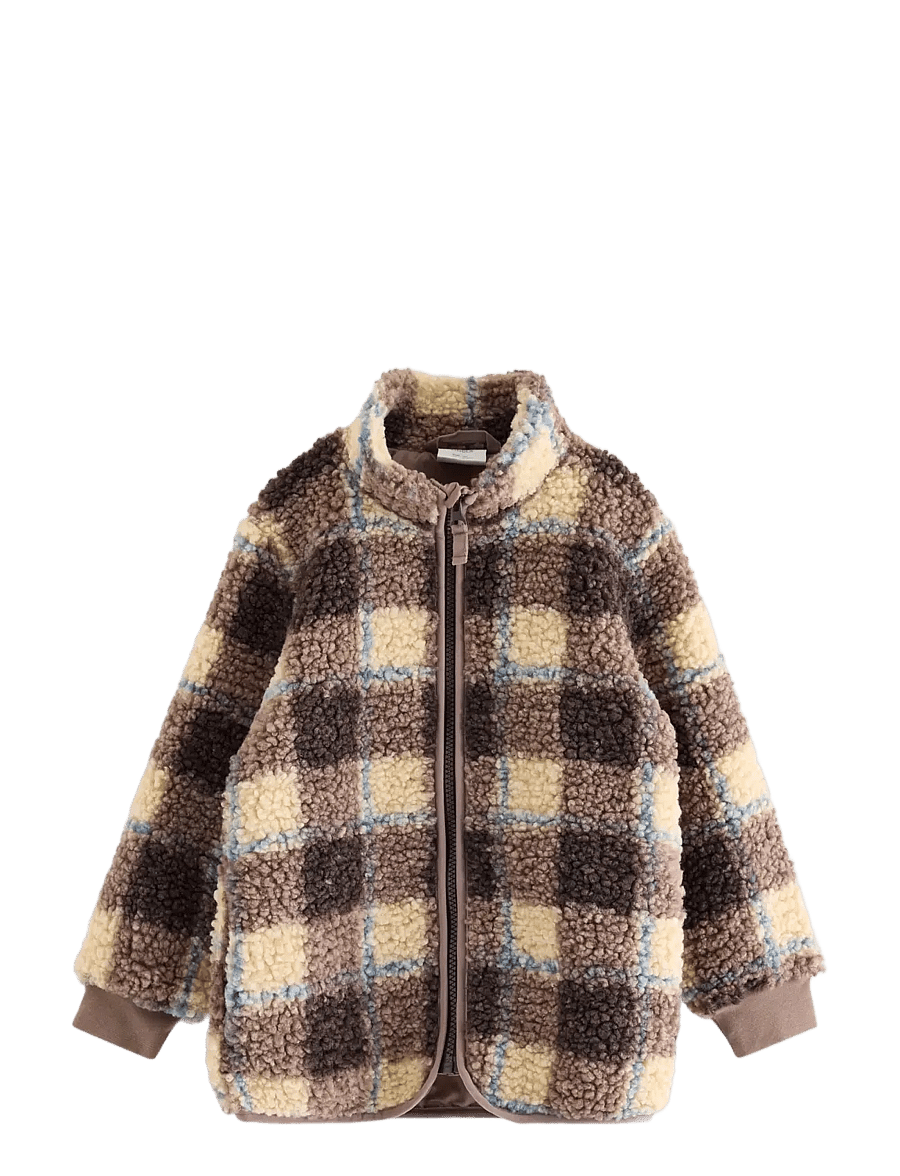 Lindex - Pile jacket - fleecejacken - dark khaki - 1