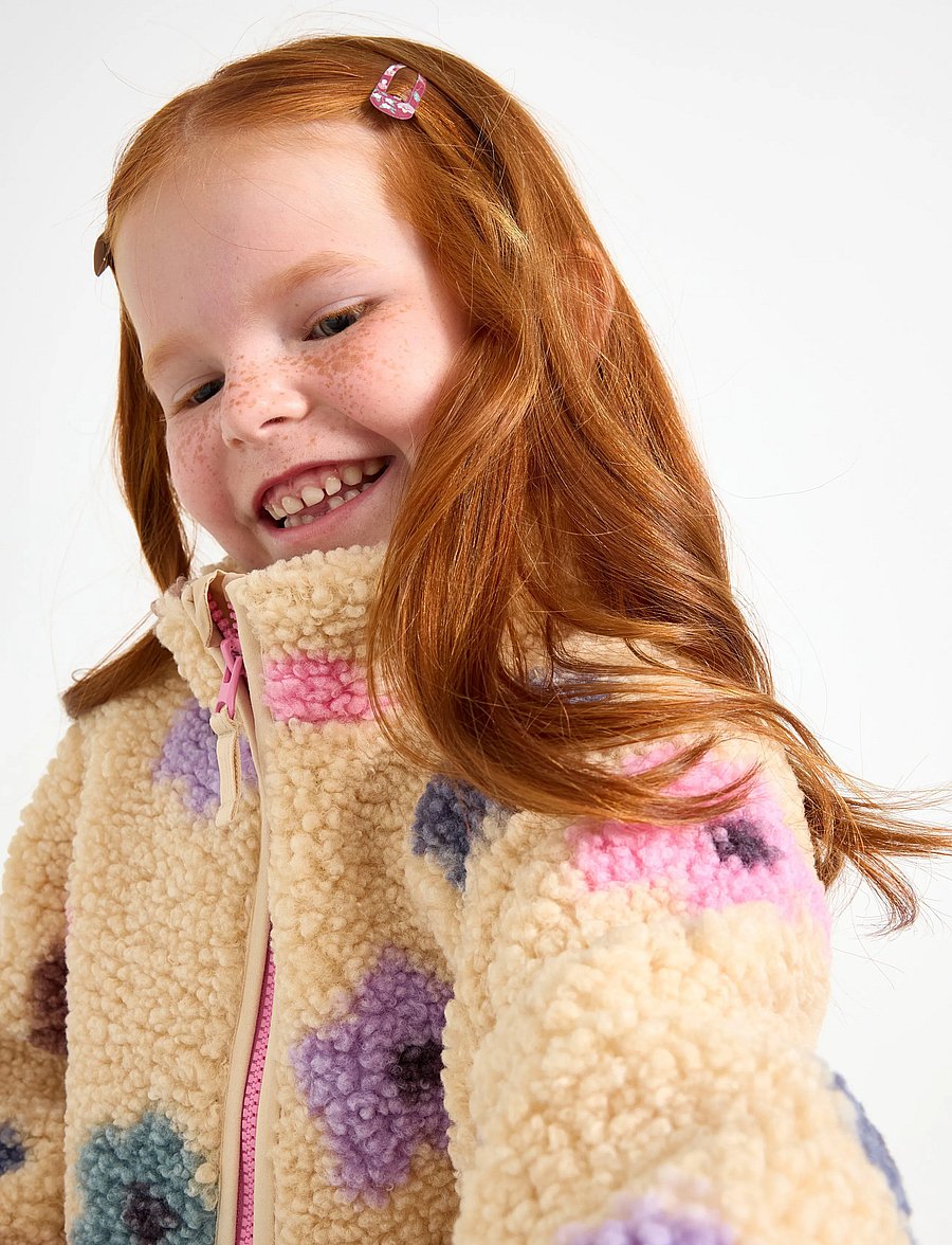 Lindex - Pile jacket - fleecejakker - pink - 4