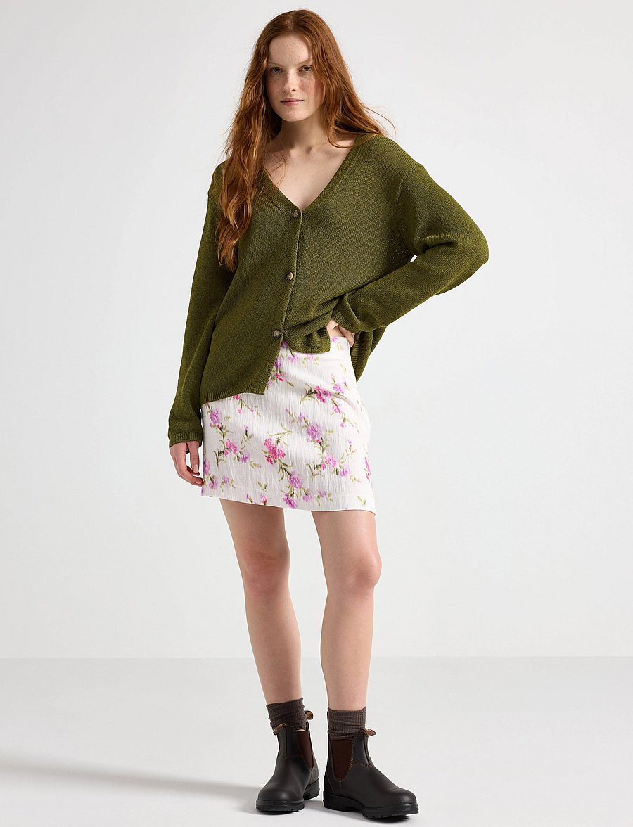 Lindex - Skirt Elsa - miniseelikud - beige - 0