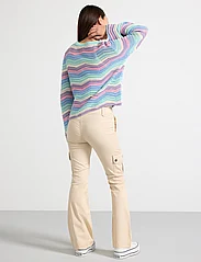 Lindex - Sweater knitted pattern with c - jumpers - turqoise - 3