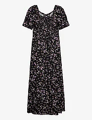 Lindex - Dress Bloom - sommarklänningar - black - 1