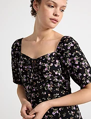 Lindex - Dress Bloom - summer dresses - black - 4