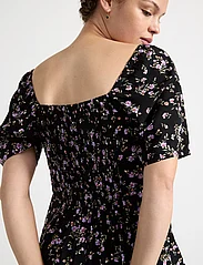 Lindex - Dress Bloom - kesämekot - black - 5