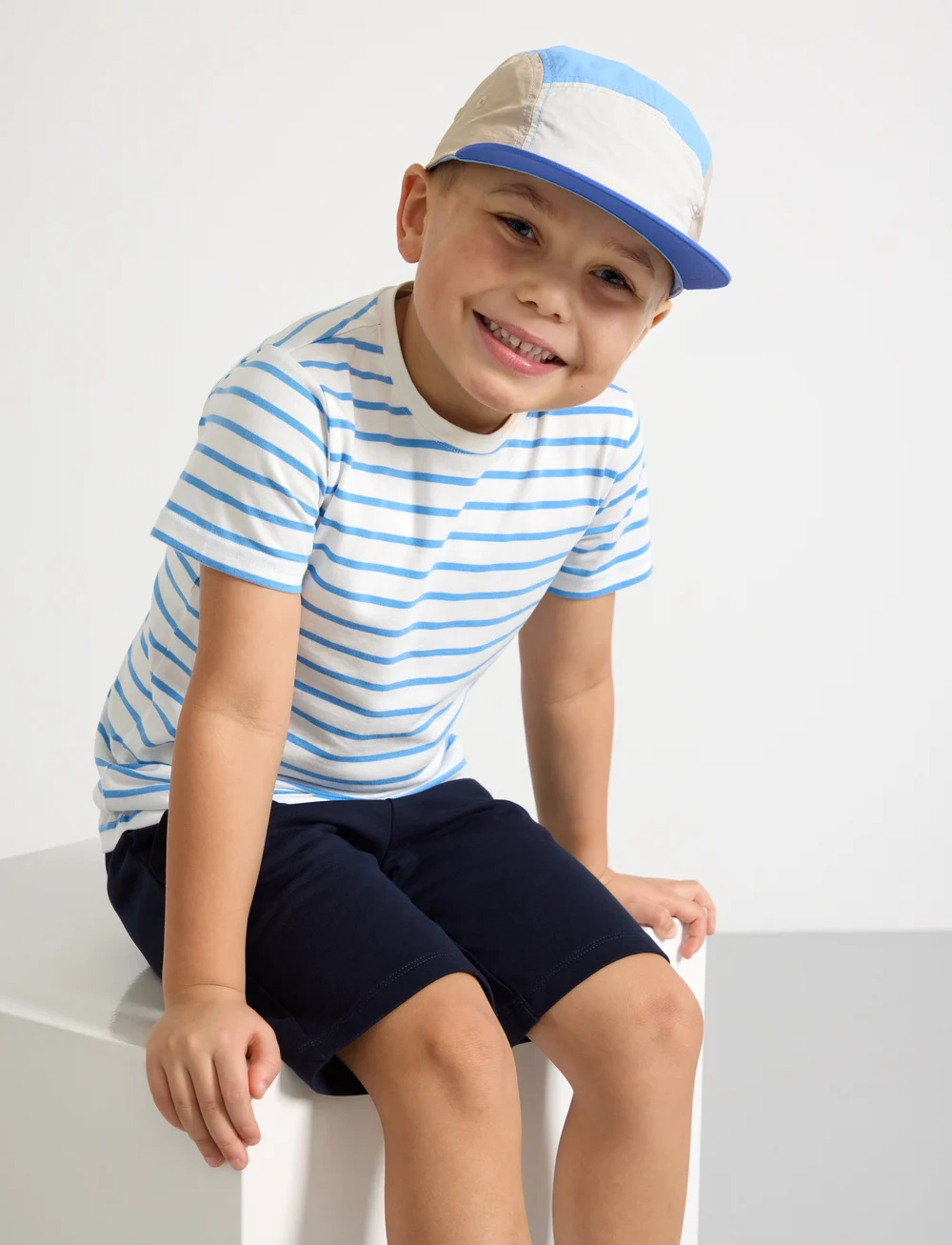 Lindex - Shorts Solid - lühikesed dressipüksid - dark navy - 5