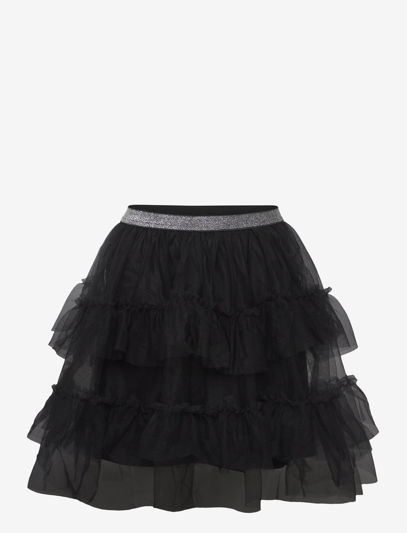 Lindex - Skirt long mesh - tyllkjolar - black - 0