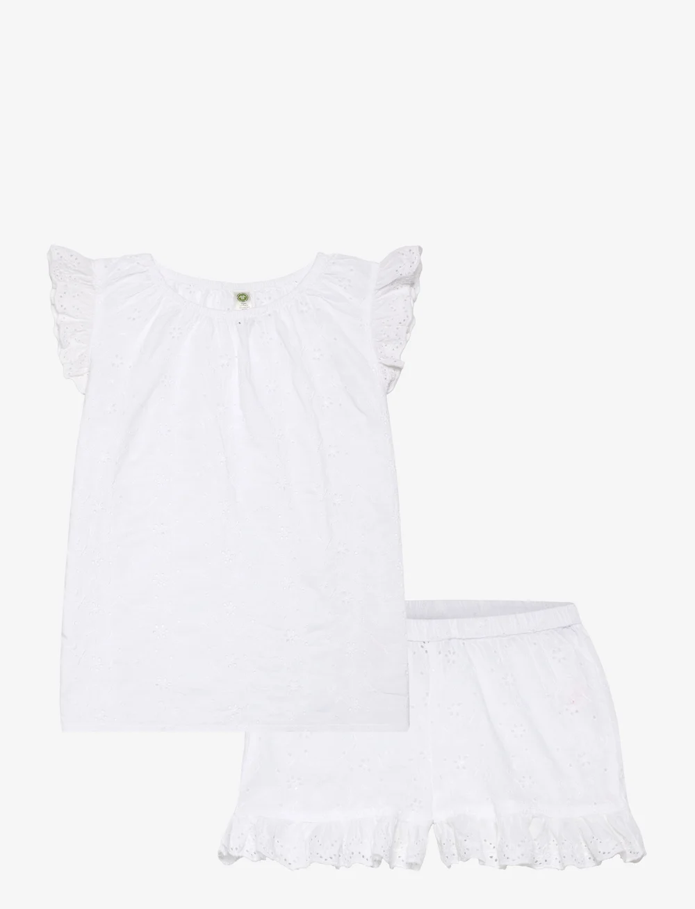 Lindex - Pajama Shiffly - komplektai su marškinėliais trumpomis rankovėmis - white - 1