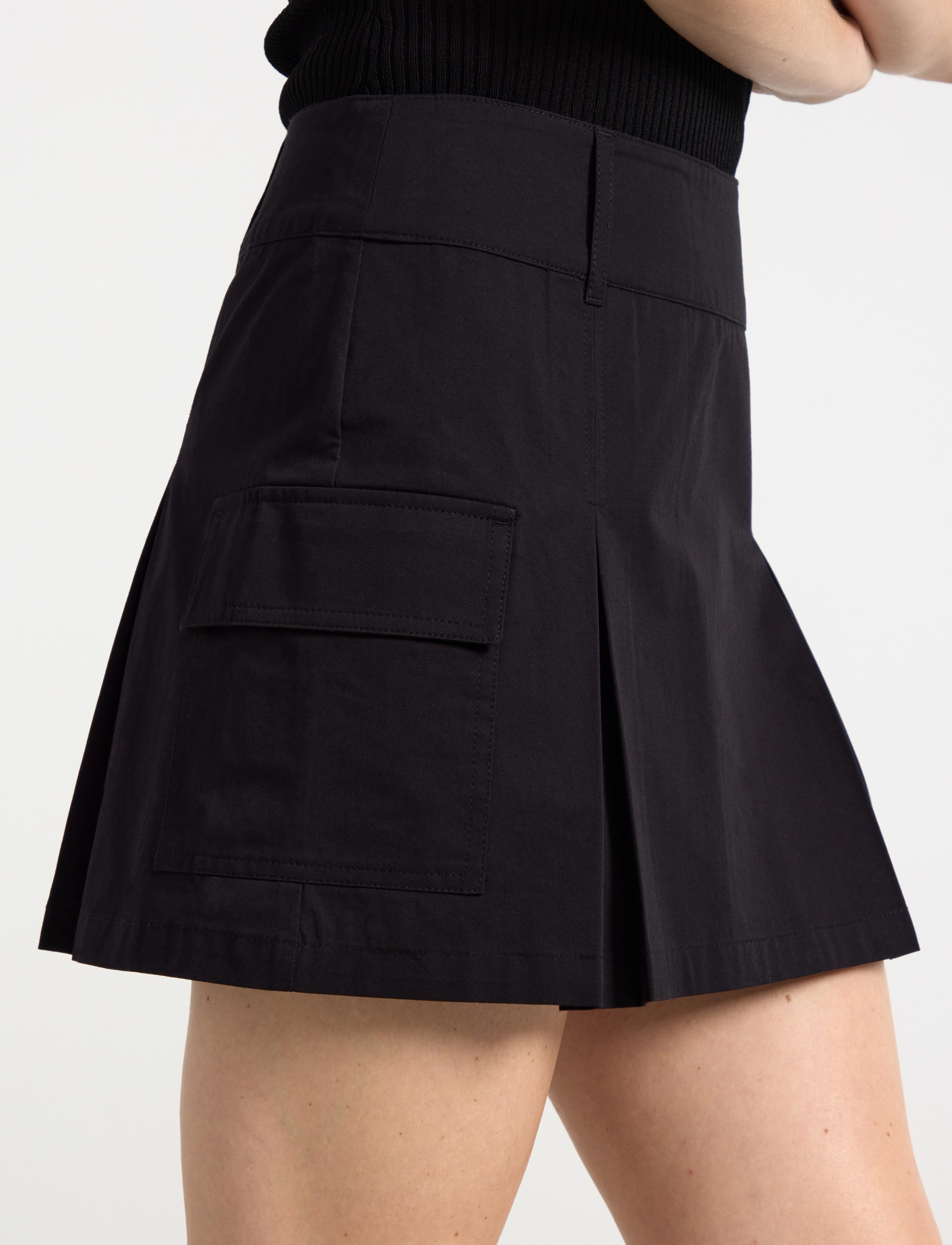 Lindex - Skirt Petra - kurze röcke - black - 5