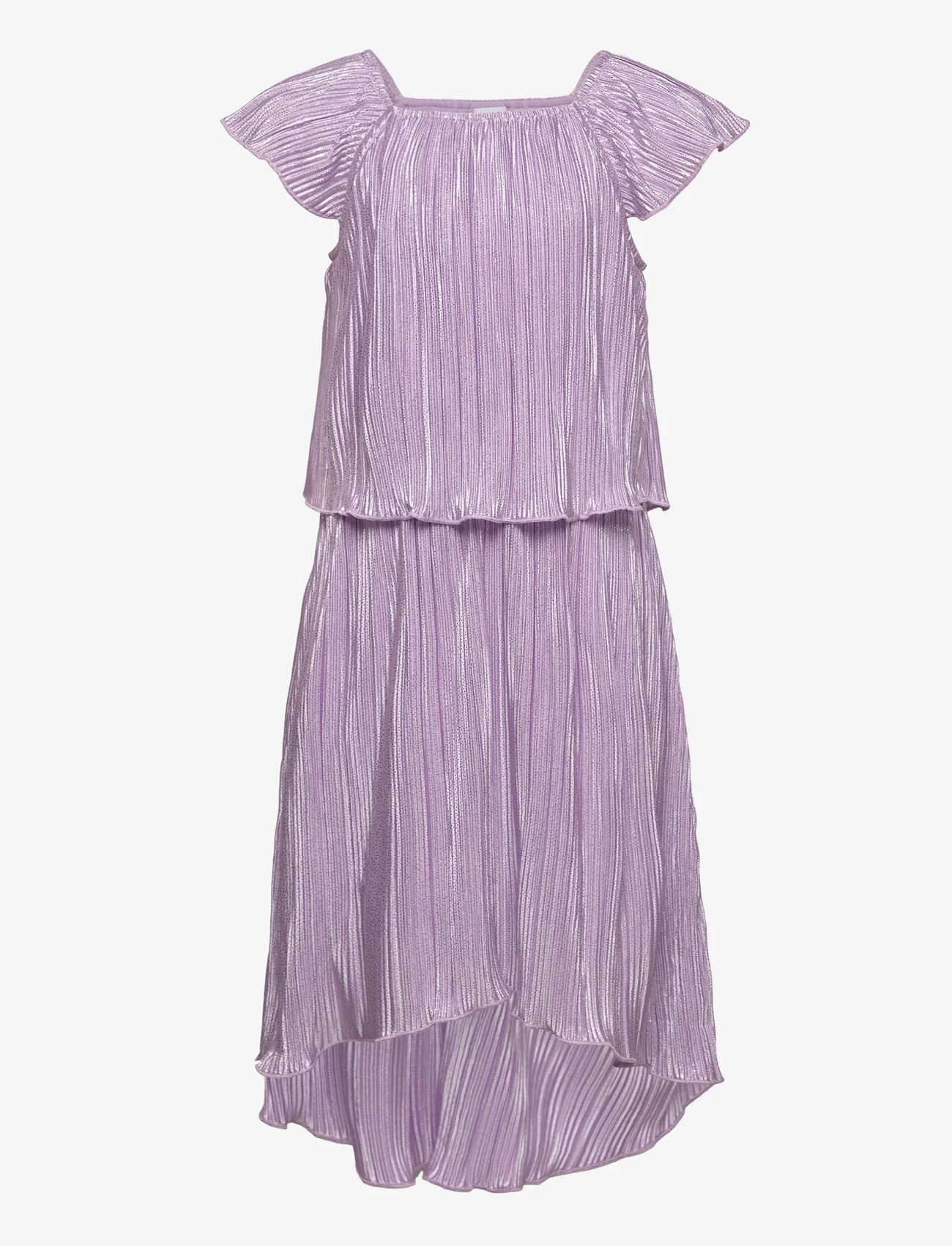 Lindex - Dress plisse with foil dots - festkjoler - light lilac - 0
