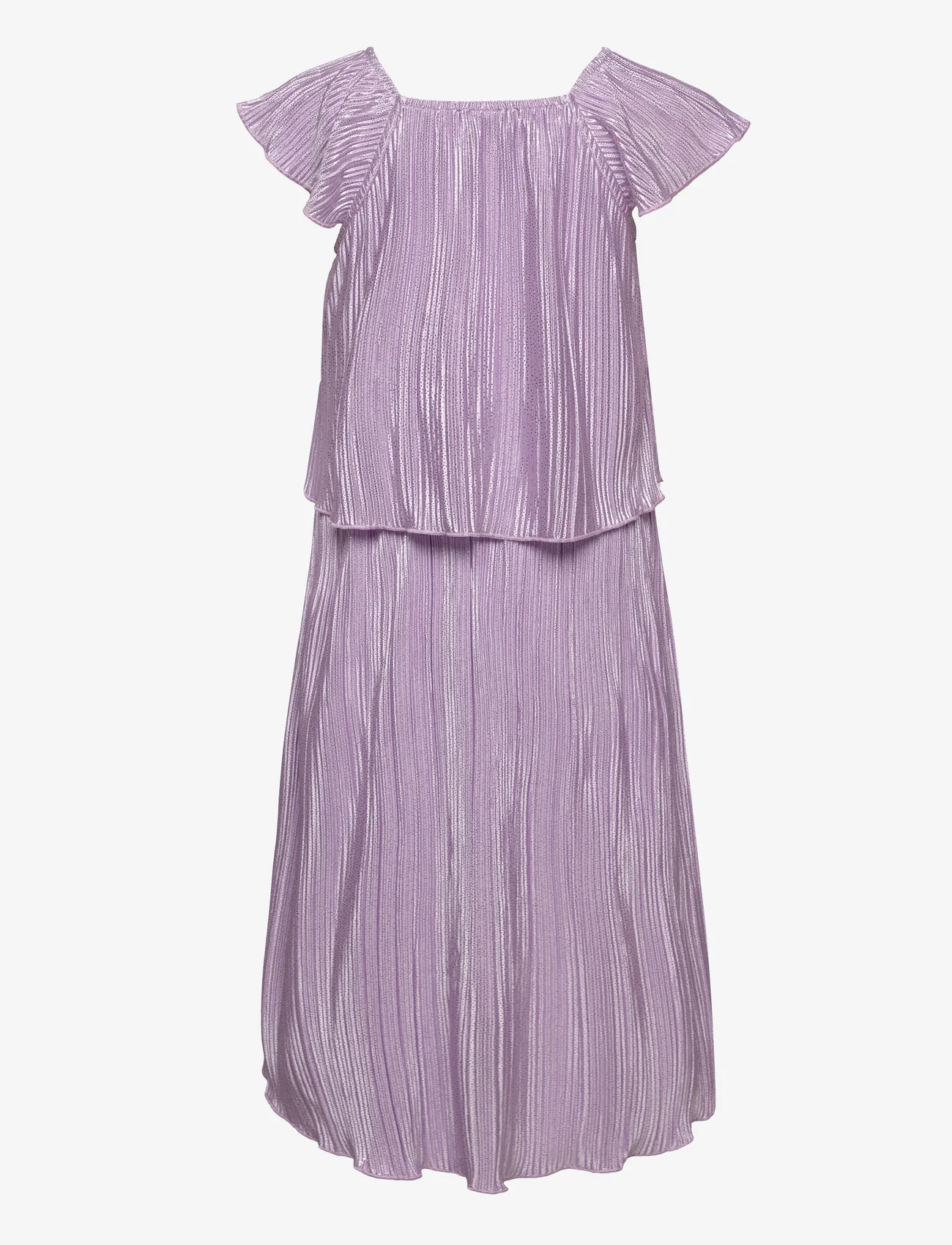 Lindex - Dress plisse with foil dots - festkjoler - light lilac - 1