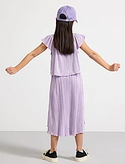 Lindex - Dress plisse with foil dots - festkjoler - light lilac - 3