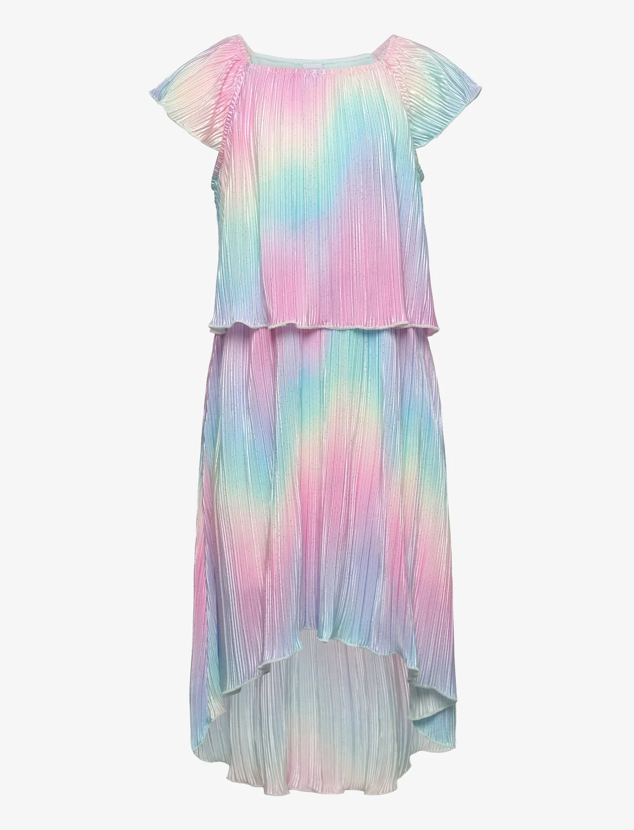 Lindex - Dress plisse with foil dots - festklänningar - light pink - 0