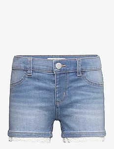 Shorts denim with lace, Lindex