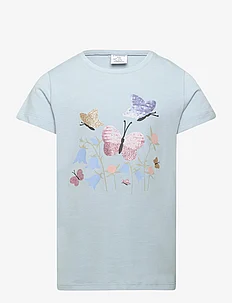Top ss butterfly and flower, Lindex