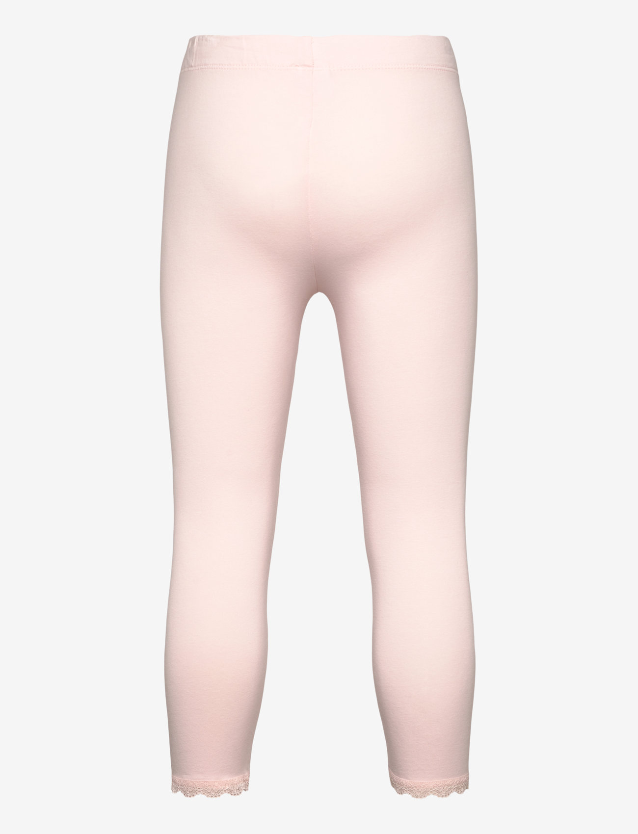 Lindex - Capri leggings with lace - light pink - 1