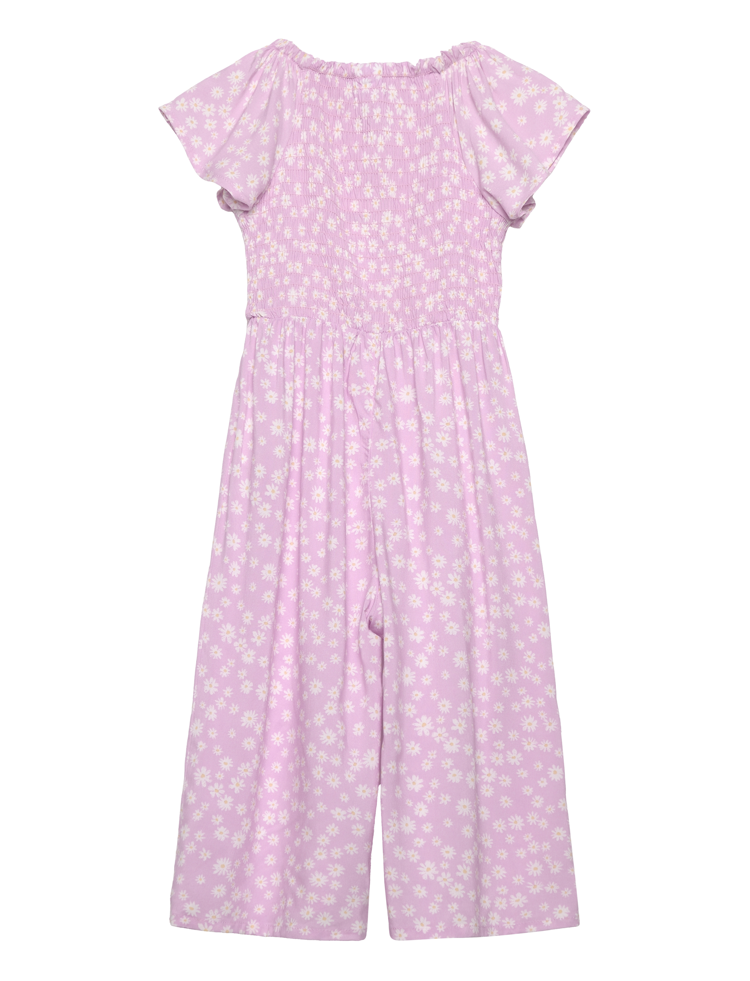 Lindex - Jumpsuit with smock and AOP - dusty pink - 2