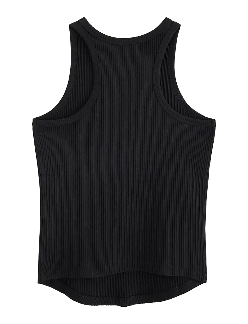 Lindex - Top Racer back MOM - linnen - black - 2