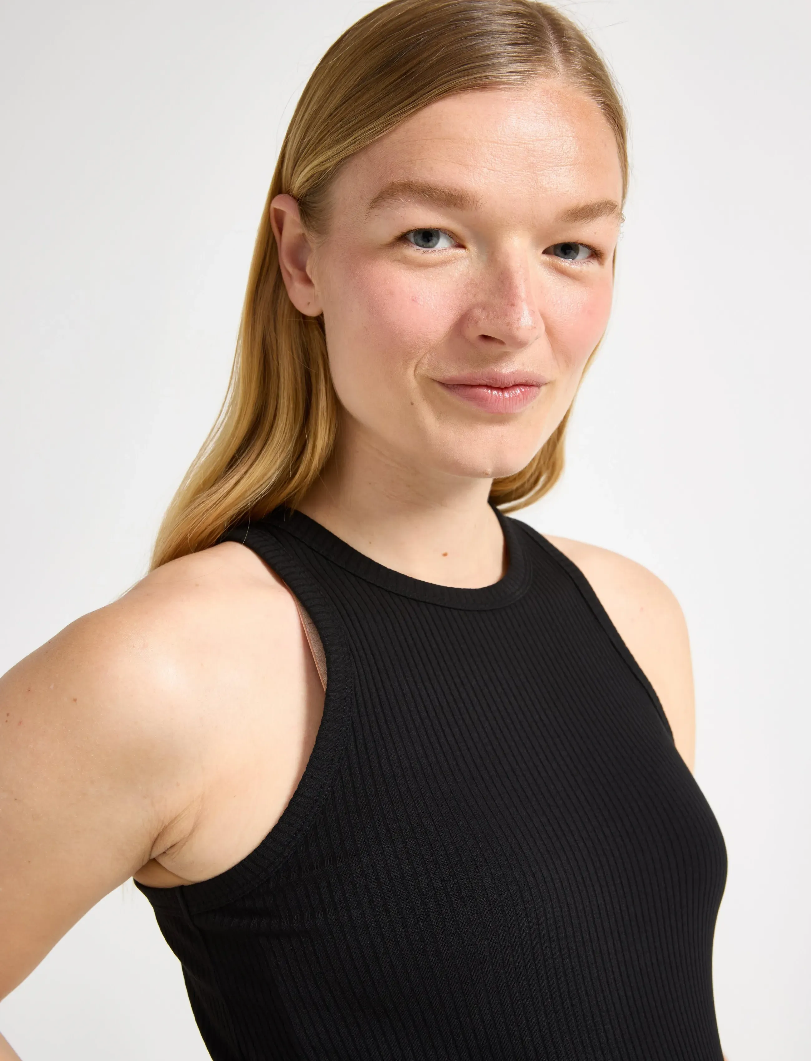 Lindex - Top Racer back MOM - oberteile - black - 4
