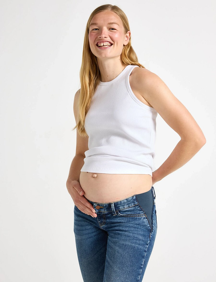 Lindex - Top Racer back MOM - overdele - white - 0