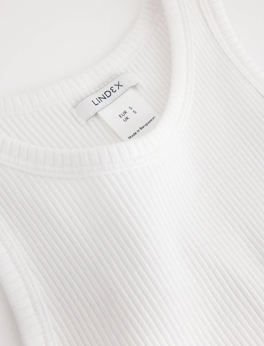 Lindex - Top Racer back MOM - overdele - white - 5