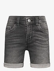 Lindex - Shorts Staffan jersey denim bl - jeansshorts - black - 1