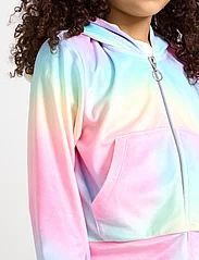Lindex - Velour Hoodie rainbow - kapuutsiga dressipluusid - light pink - 4