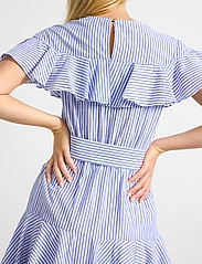 Lindex - Dress Janina stripe - marškinių tipo suknelės - dk blue - 6