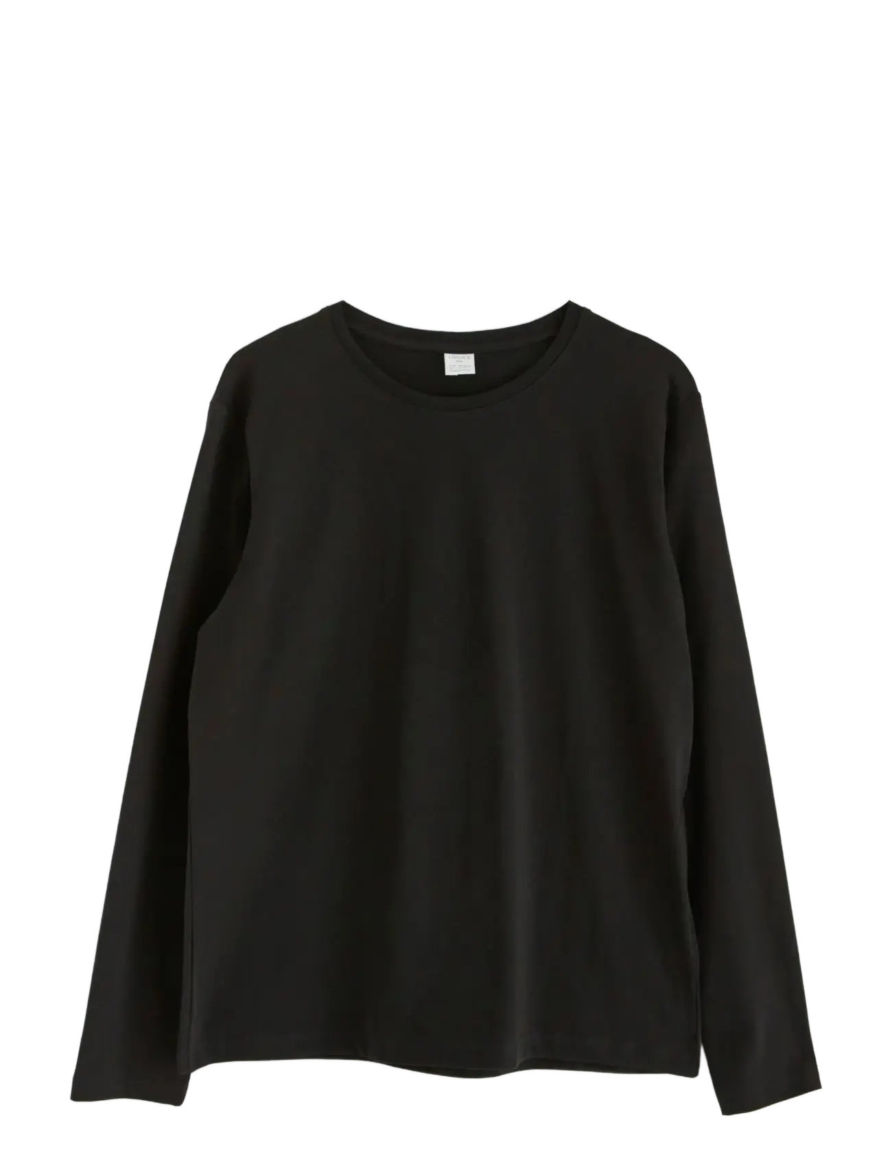 Lindex Top ls solid - Toppe og t-shirts - BLACK / black