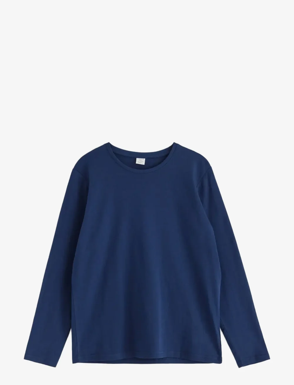 Lindex - Top ls solid - long-sleeved t-shirts - dark blue - 1