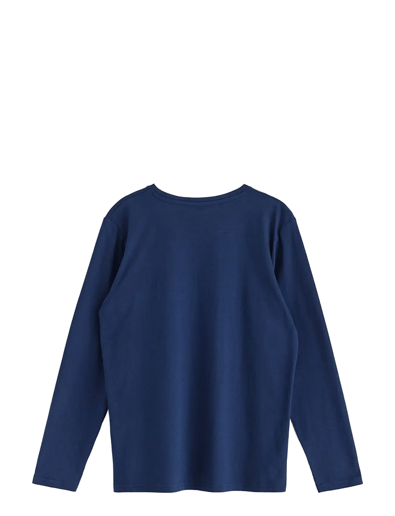 Lindex - Top ls solid - langärmelig - dark blue - 2